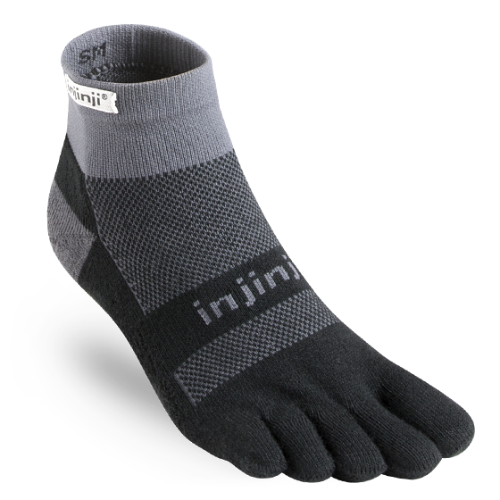 RUN MIDWEIGHT MINI-CREW XTRALIFE BLACK GRAY - Image 4
