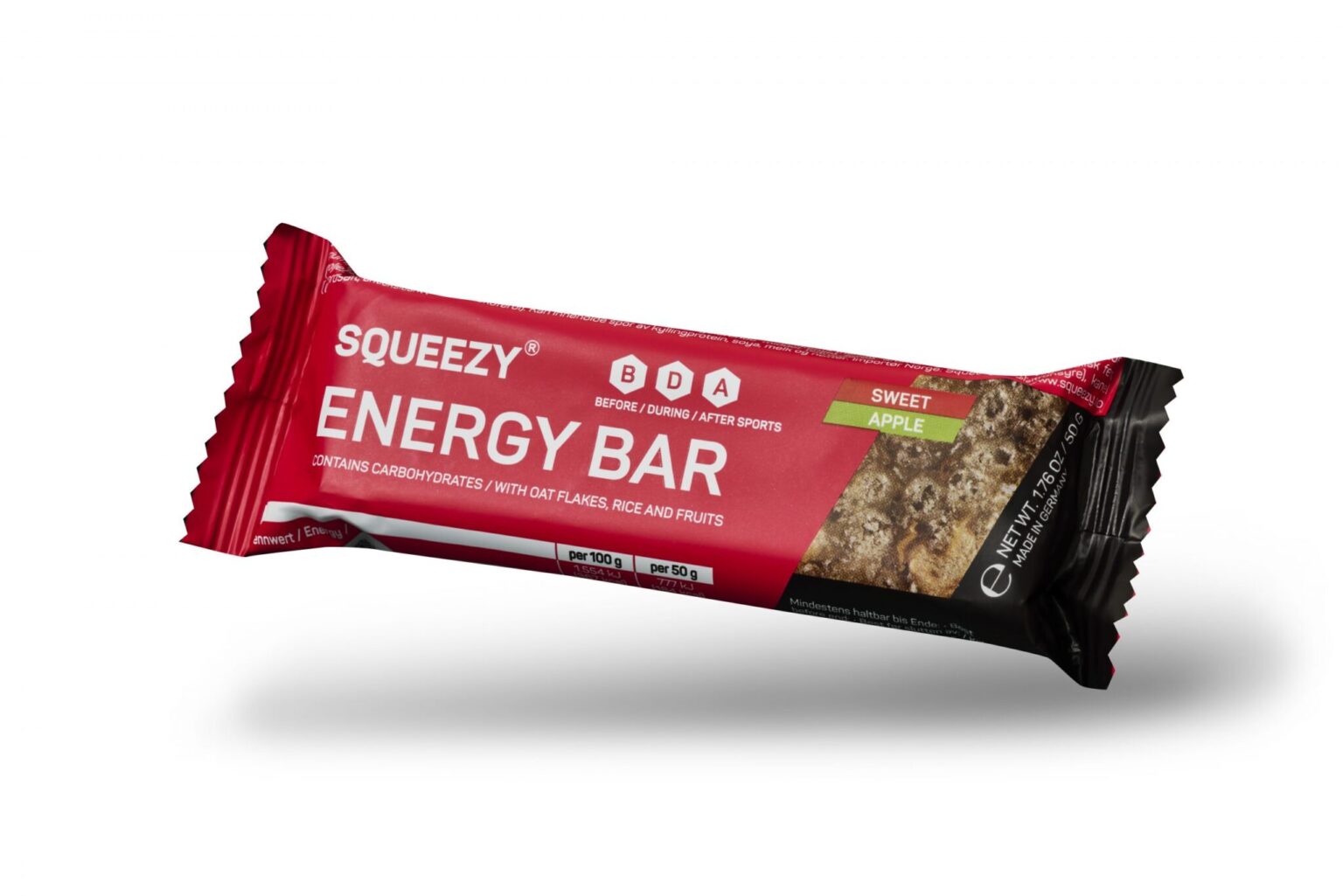 Squeezy Energy Bar Apple 55g