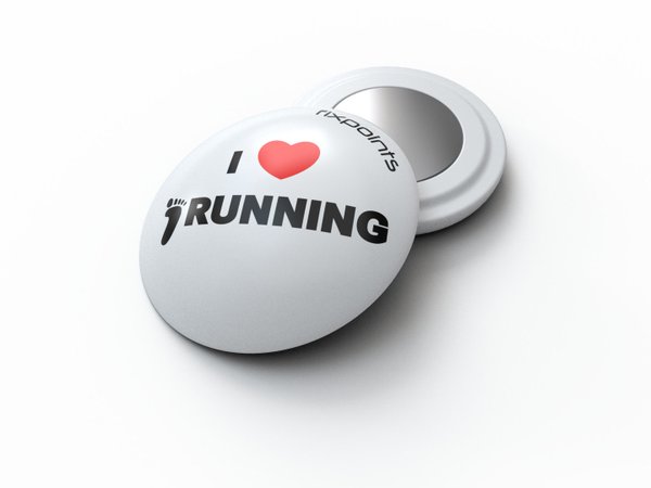 Fixpoints I Love Running - Bib Holder