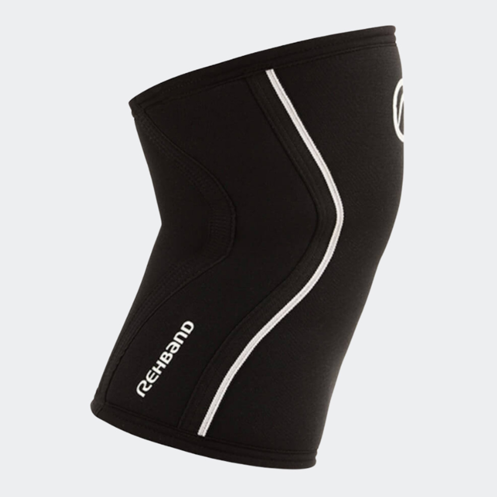 Rehband Knee Support Black/White 7mm (105406-05)