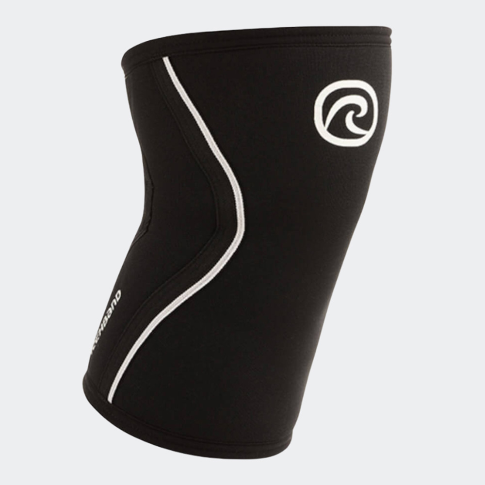 Rehband Knee Support Black/White 7mm (105406-05)