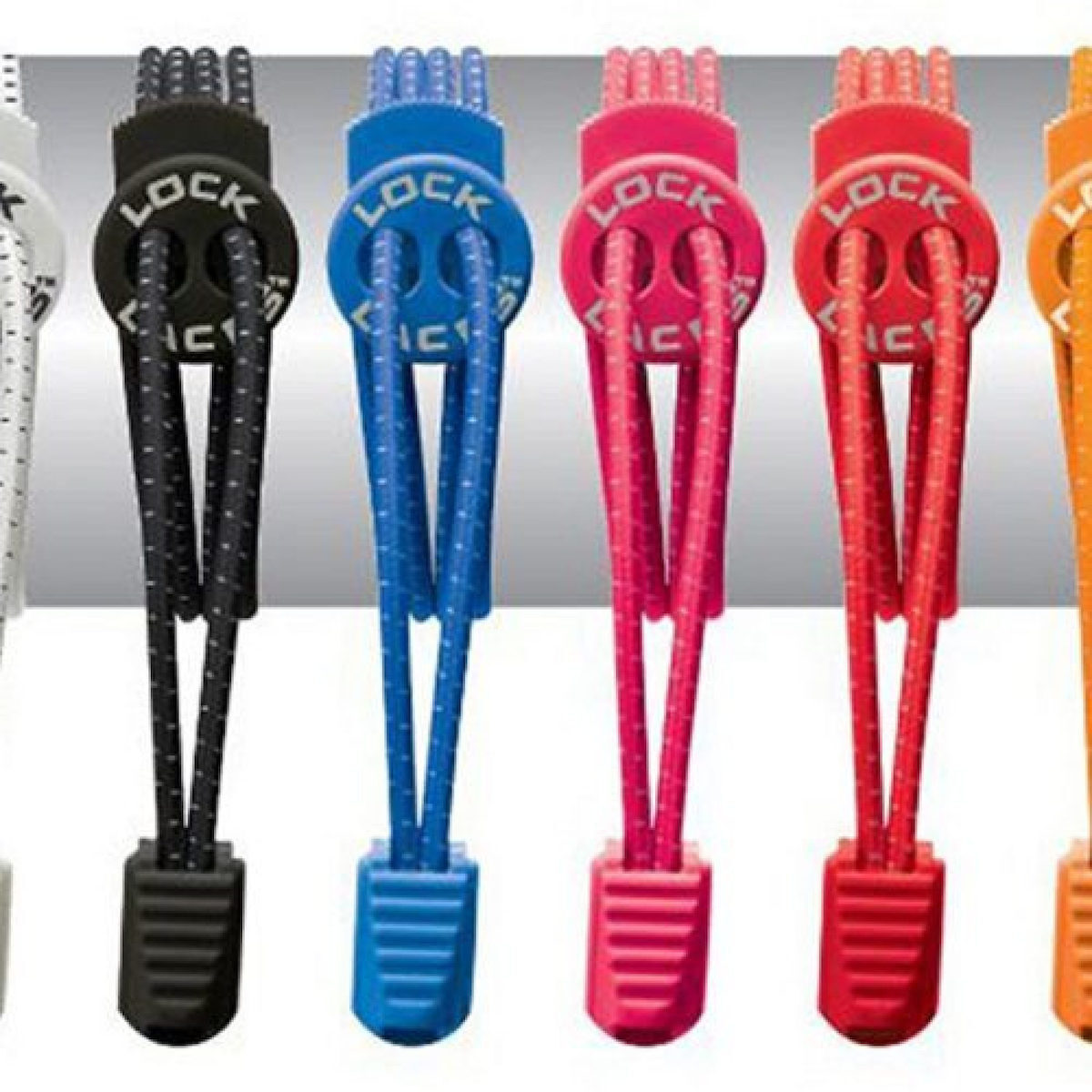 Lock Laces Red Hot Pink