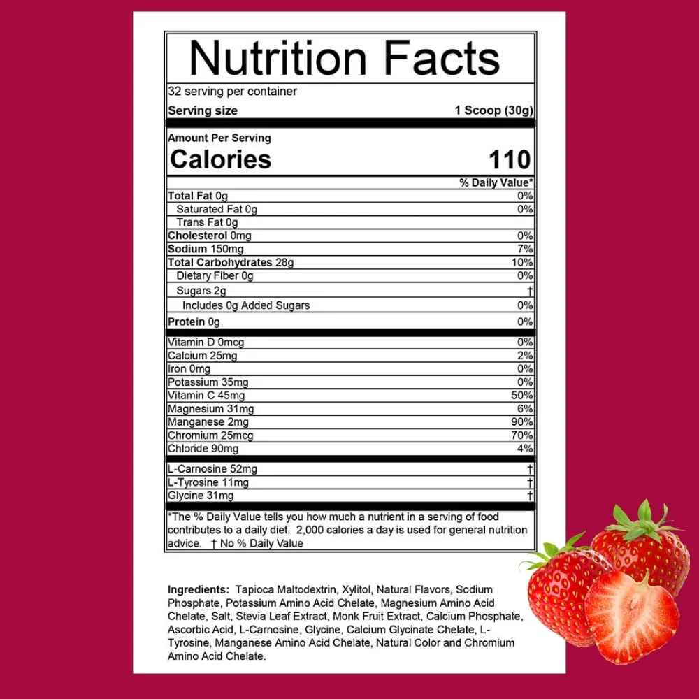 Hammer Heed Strawberry 960g - Image 2