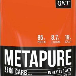 Qnt Metapure Zero Carb 480g - Καθαρή πρωτείνη QNT -υπερ-διηθημένη, μικροφιλταρισμένη, απομονωμένη πρωτεΐνη ορού γάλακτος χωρίς λακτόζη