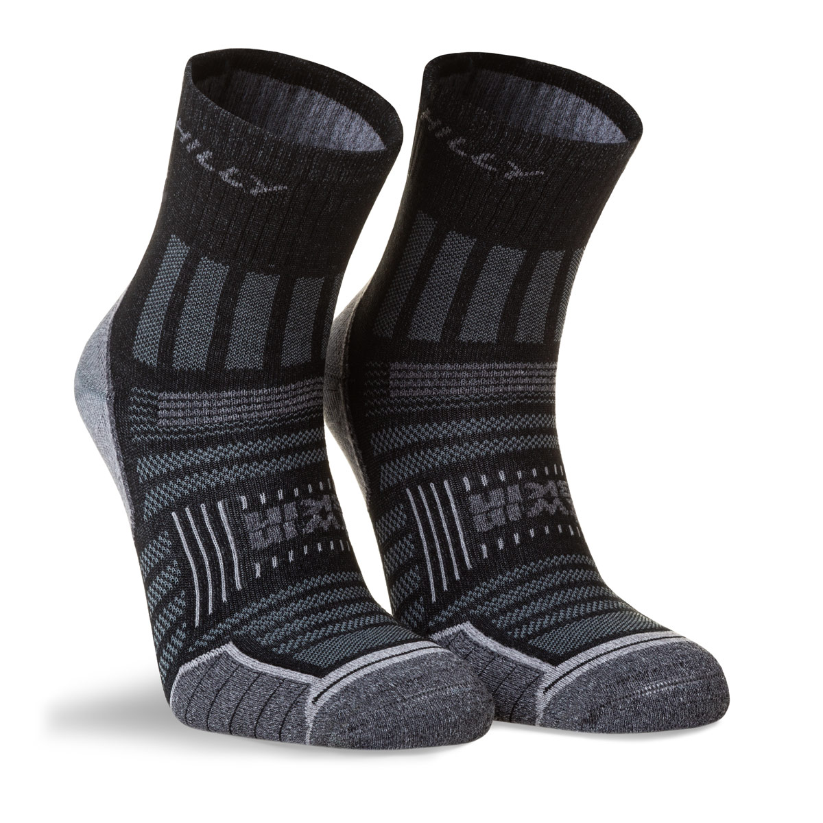 Hilly Twin Skin Anklet Black/Grey Marl
