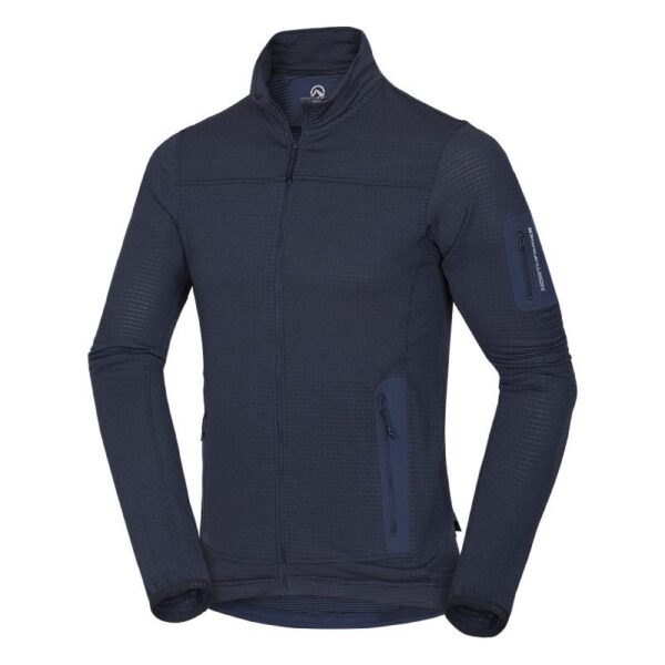 NORTHFINDER Men's sweater DarkBlue Polartec® Power Grid® KLAK