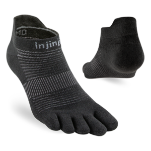 Injinji Run Original Weight No-Show Black