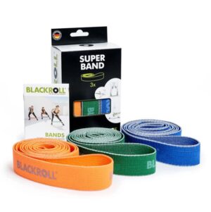 BLACKROLL® SUPER BANDS- Αξεσουαρ γυμναστικής Black Roll - Λάστιχα - Βαράκια - Black roll- Super band Set - λάστιχα αντίστασης - Black MNI