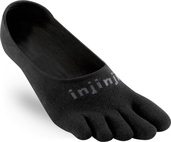 Injinji Sport Lightweight Hidden Coolmax Black