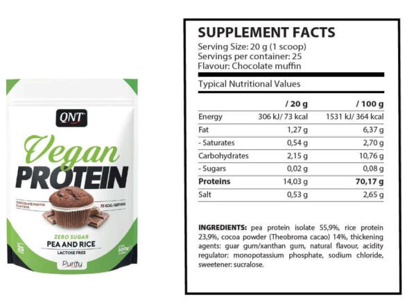 Qnt Protein Vegan pea Κατάστημα Θεσσαλονίκης Συμπληρώματα διατροφής αθλητικός εξοπλισμός διατριφή και υγεία εξειδικευμένα προιόντα πρωτείνη
