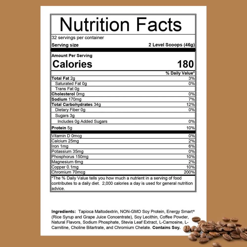 Hammer Perpetuem Caffe Latte 1472gr 32 Servings - Image 2