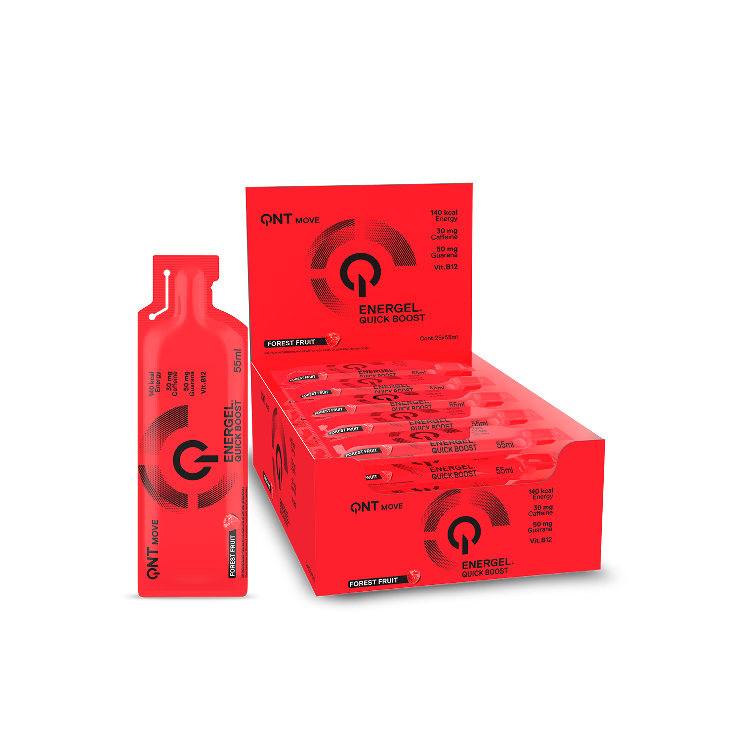 QNT Energy gel Forest Fruit Quick Shot 55ml - Image 4
