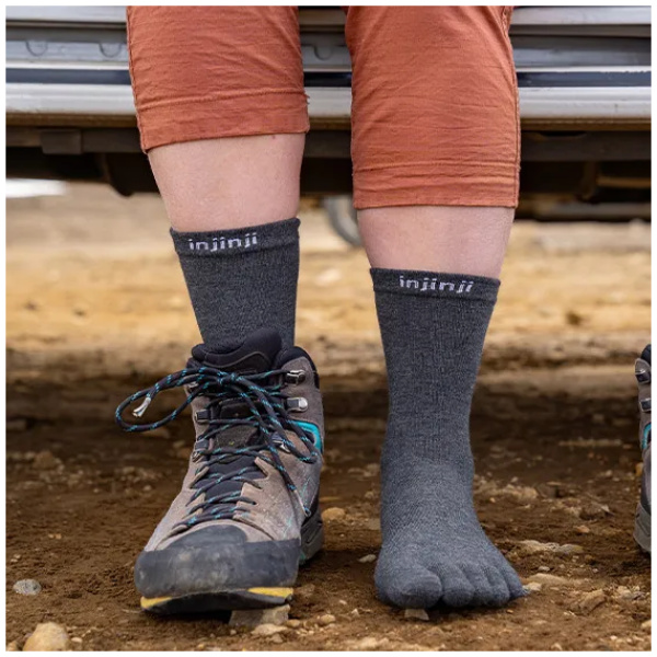Injini Liner Socks Flame Hiking Socks - Outdoor Socks - Hiking Socks - Coolmax socks - running socks - injinji - δαχτυλα κάλτσες - Τριβές