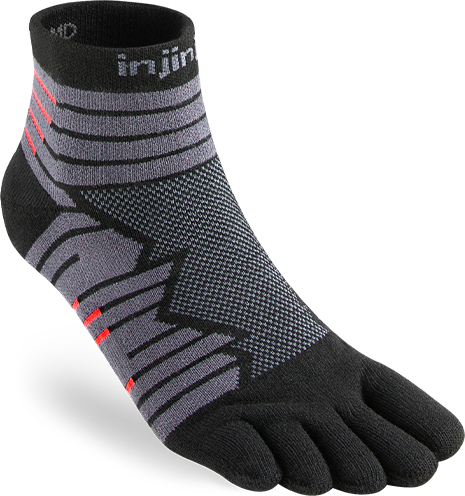 Injinji Ultra Run Techical Mini Crew Onyx