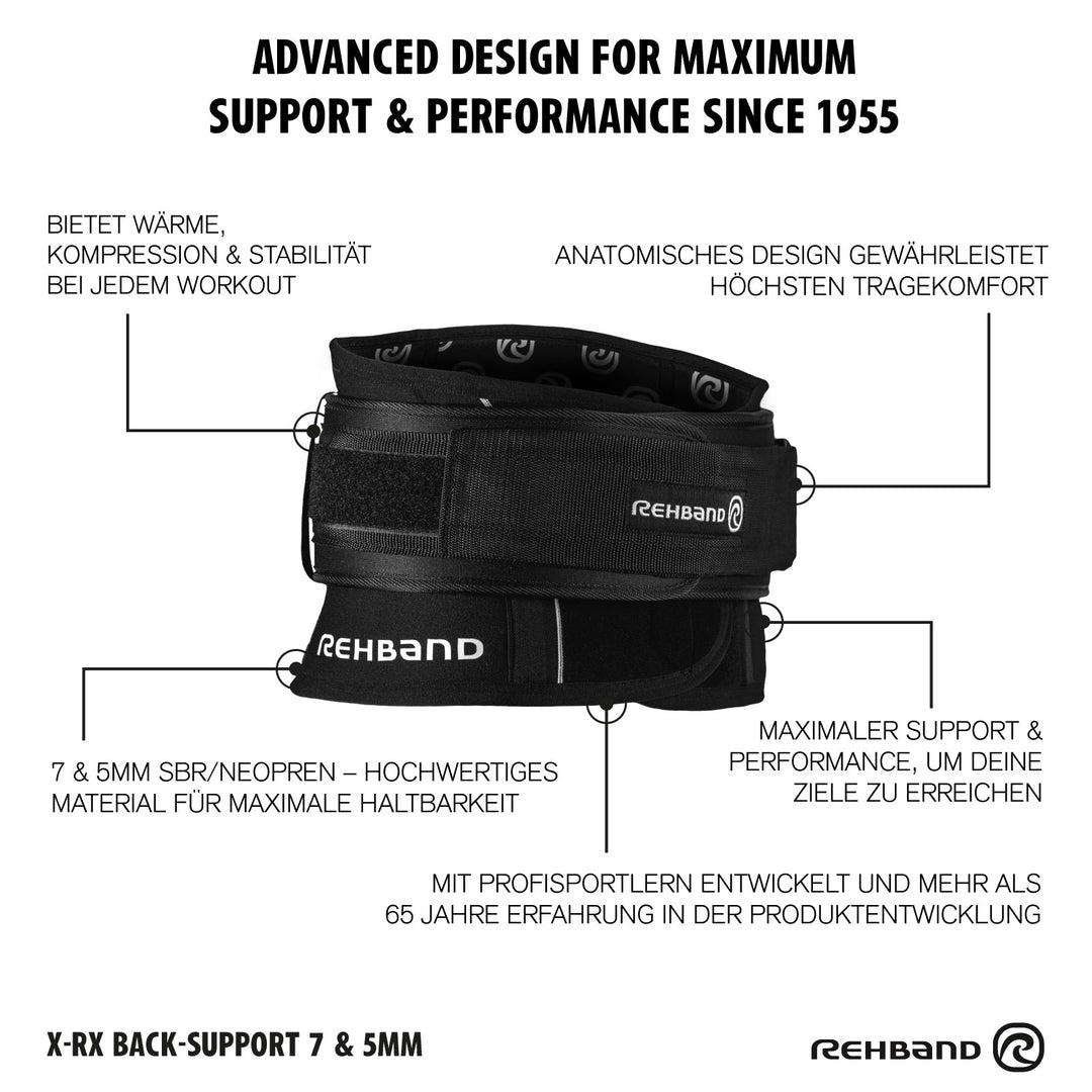 Rehband X-RX Back Support (133406-01)
