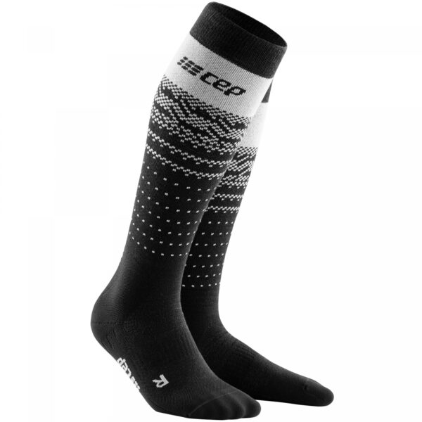 Cep Κάλτσες Σκι Merino Socks Ανδρικές Black/Anthracite