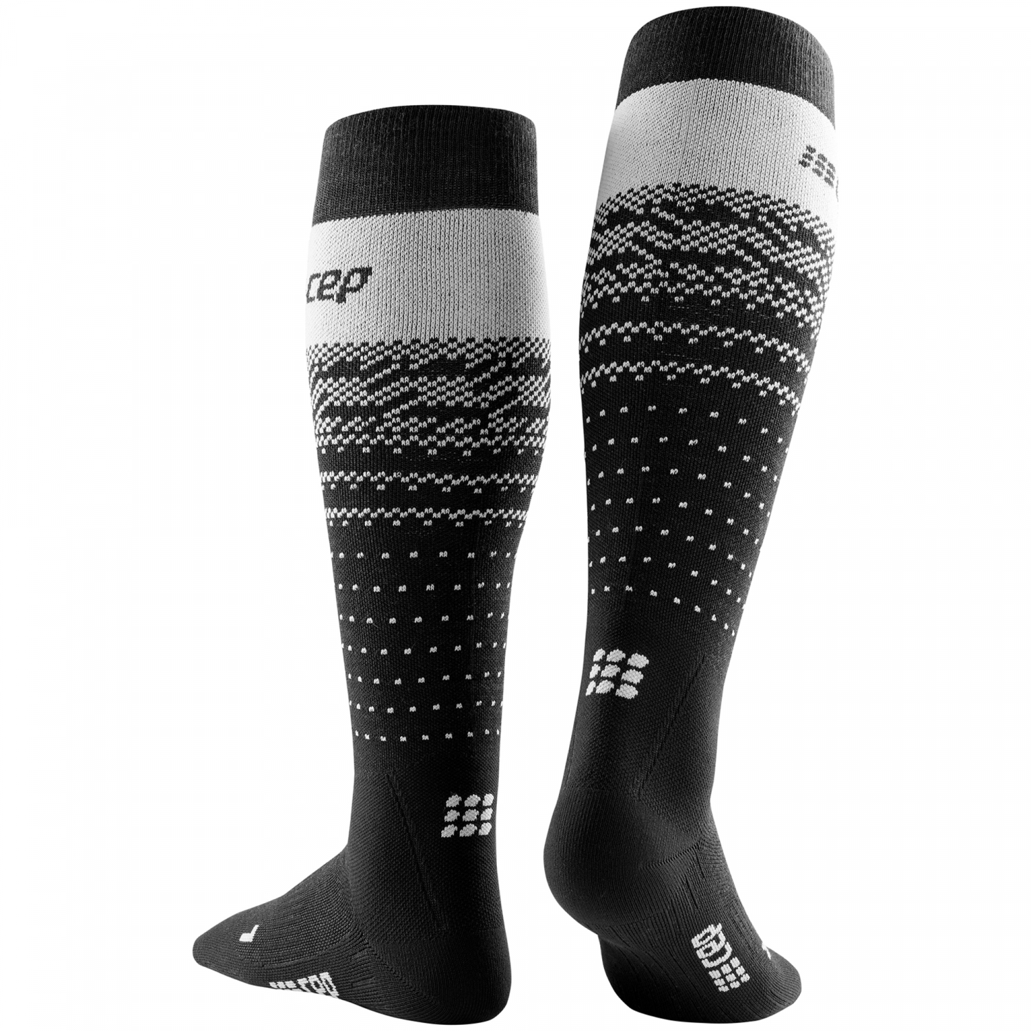 Cep Merino Ski Socks Men's Black/Anthracite - Image 2