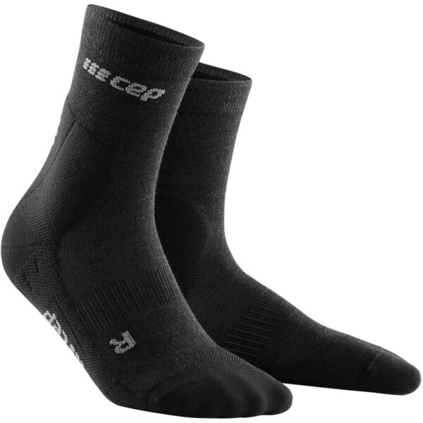Cep Ισοθερμικές Κάλτσες Cold Weather Mid Cut Socks Ανδρικές Μαύρο