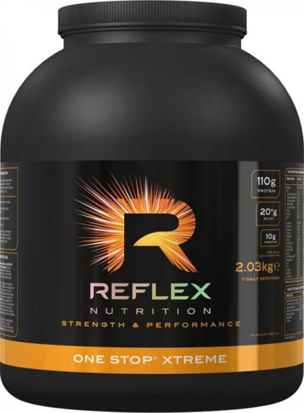 Reflex Nutrition One Stop Xtreme μακράς διάρκειας μορφή υδατάνθρακα φόρμουλα, πρωτεΐνη και άλλα αμινοξέα - φορμουλα αποκαταστασης