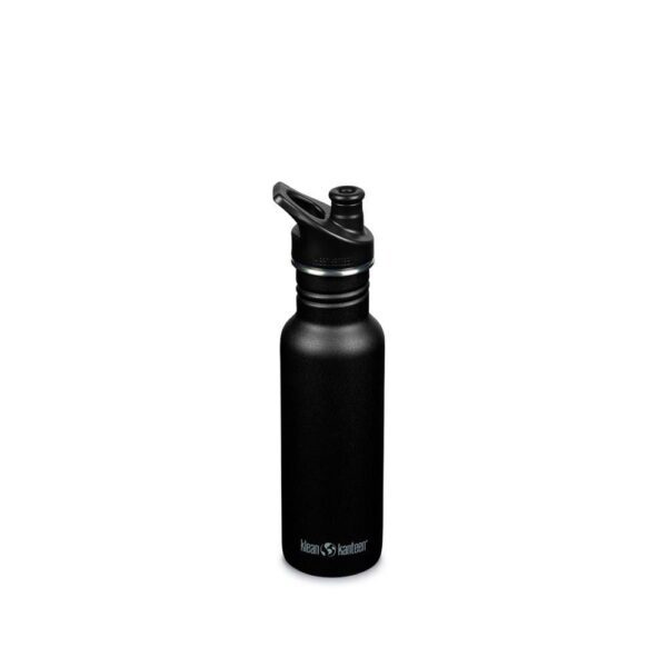 Klean Kanteen Classic Black Narrow Pepper Ridge BPA Free ευκολότερη μεταφορά Κατασκευασμένο από ανοξείδωτο ατσάλι