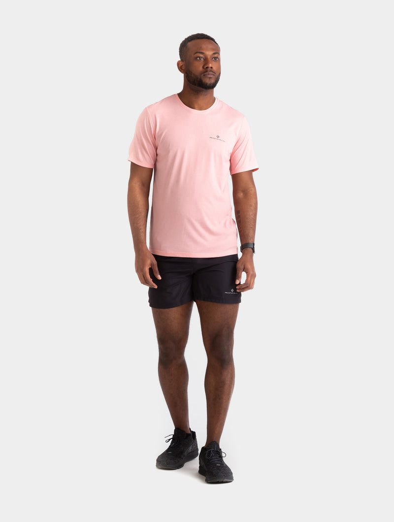 RONHILL Ανδρικό Core S/S Μπλουζάκι  Ροζ - Image 3
