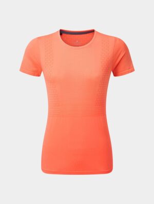 RONHILL Γυναικείο Tech Marathon S/S Μπλουζάκι  Σομόν