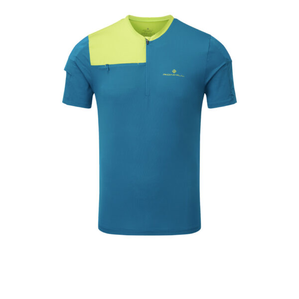 RONHILL Ανδρικό Tech Ultra 1/2 Zip Μπλουζάκι Μπλε