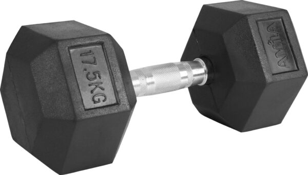 AMILA Αλτήρας Εξάγωνος Rubber Cover Class A - 17,5Kg 84542