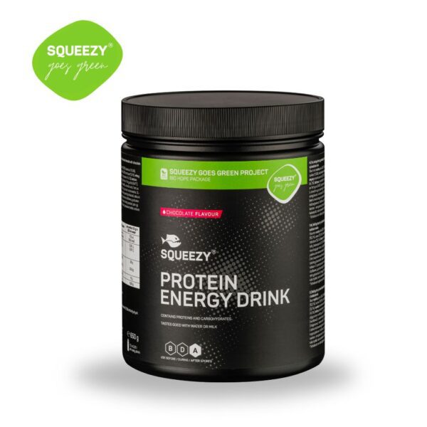 Squeezy PROTEIN ENERGY DRINK Ρόφημα Αποκατάστασης CHOCOLATE 650gr