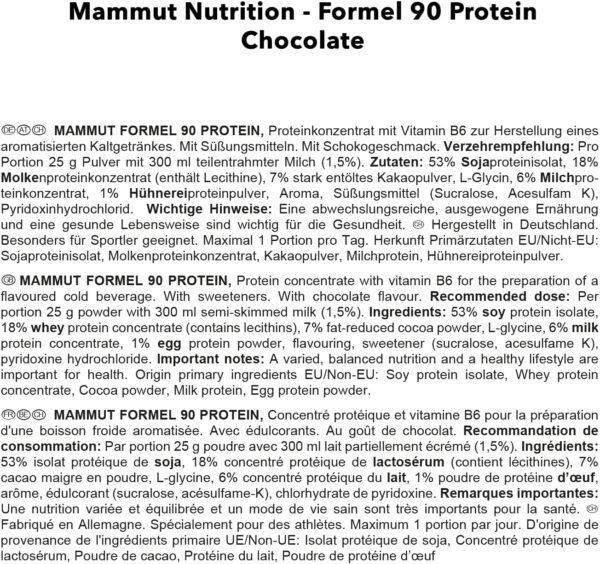 Mammut's Formula 90 - Perfrormance Store - Πρωτεΐνη Υψηλής Περιεκτικότητας αποκατάσταση προπόνηση δύναμης κατάστημα συμπληρώματα Θεσσαλονίκη