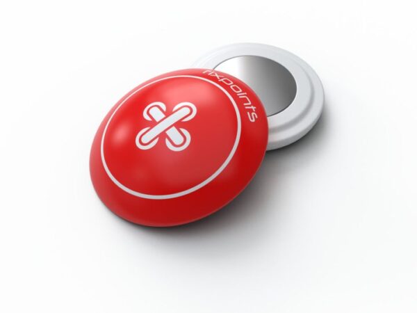 Fixpoints Red Button - Bib Holder - Συσκευασία 4 τεμάχια