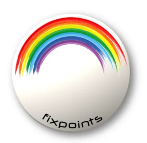 Fixpoints Raibow - Bib Holder - Συσκευασία 4 τεμάχια