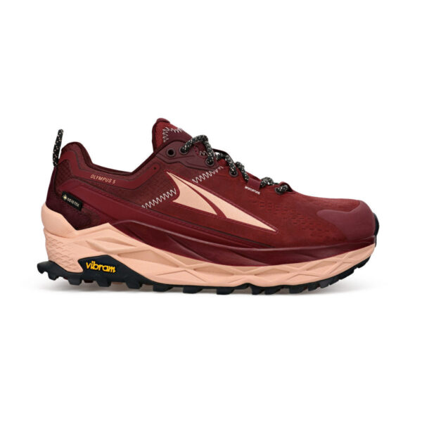 Αδιάβροχα Παπούτσια Γυναικεία - W OLYMPUS 5 HIKE LOW GTX MAROON