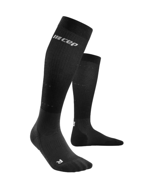 CEP Infrared Recovery Socks, Tall, Black/Black