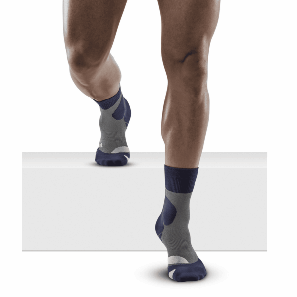 Ανδρικές Κάλτσες CEP hiking merino* mid-cut socks, peacoat/grey