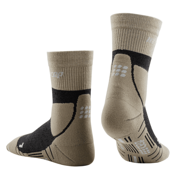 Ανδρικές Κάλτσες CEP hiking merino* mid-cut socks, sand/grey - Image 4