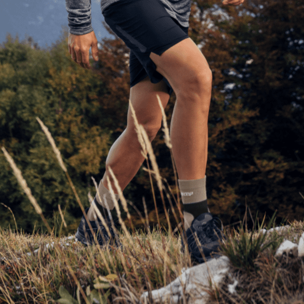 Ανδρικές Κάλτσες CEP hiking merino* mid-cut socks, sand/grey - Image 5