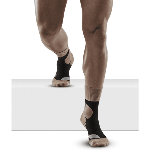 Ανδρικές Κάλτσες CEP hiking merino* mid-cut socks, sand/grey