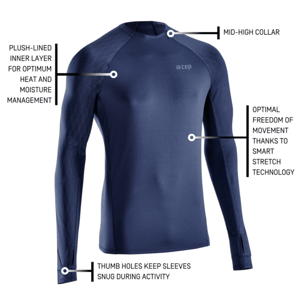 CEP cold weather shirt LS, navy - Image 3