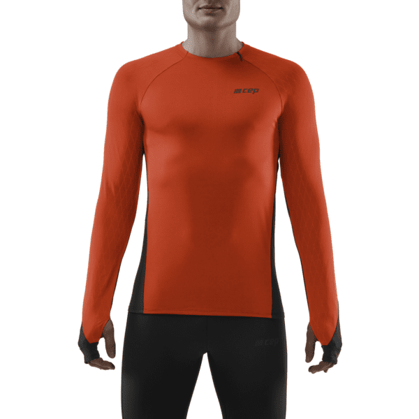 CEP cold weather shirt, LS, dark orange/black - Image 10