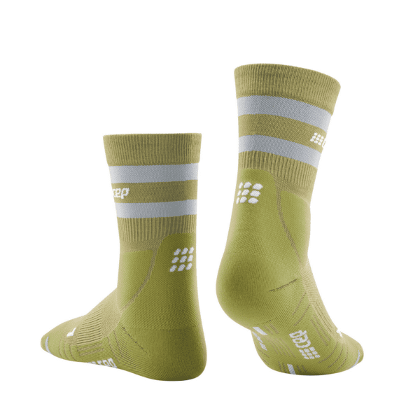 Ανδρικές Κάλτσες CEP hiking 80's socks, mid cut, olive/grey - Image 4