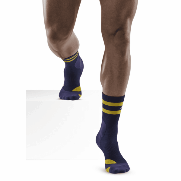 Ανδρικές Κάλτσες CEP hiking 80's socks, mid cut, peacoat/gold