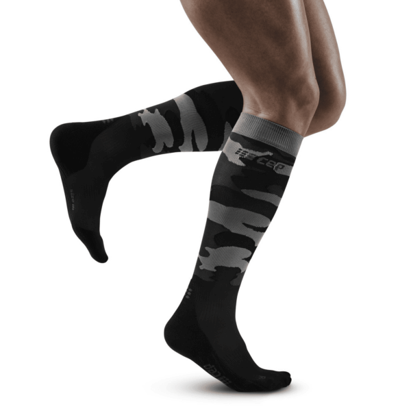 Ανδρικές Κάλτσες CEP camocloud socks, tall, black/grey