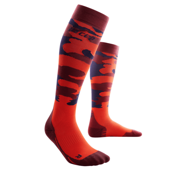 Ανδρικές Κάλτσες CEP camocloud socks, tall, lava/peacoat - Image 3