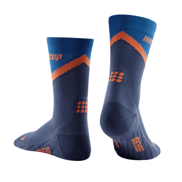 Ανδρικές Κάλτσες CEP chevron socks, mid cut, peacoat/blue - Image 3