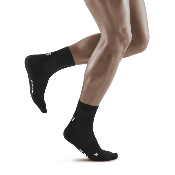 Ανδρικές Κάλτσες CEP classic all black socks, mid cut, black