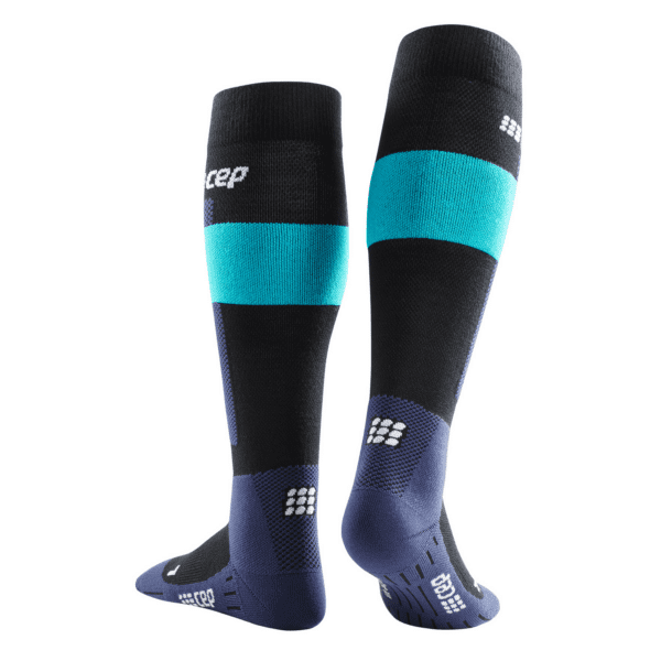 Ανδρικές Κάλτσες CEP merino socks, skiing, tall, v2, blue - Image 2