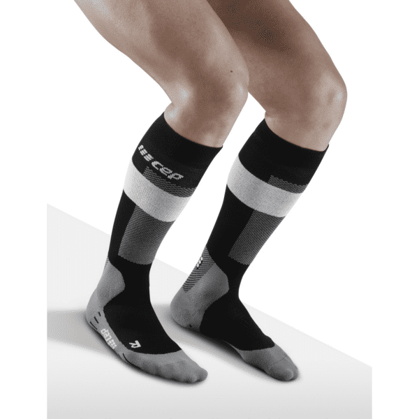 CEP merino socks, skiing, tall, v2, grey - Image 6