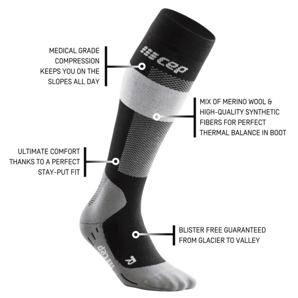 Cep Κάλτσες Σκι Merino Socks V2 Γκρι - Image 3