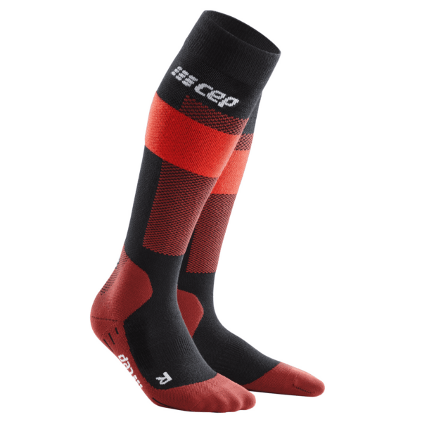 Cep Κάλτσες Σκι Merino Socks, Ανδρικές, v2 v2, Κόκκινο